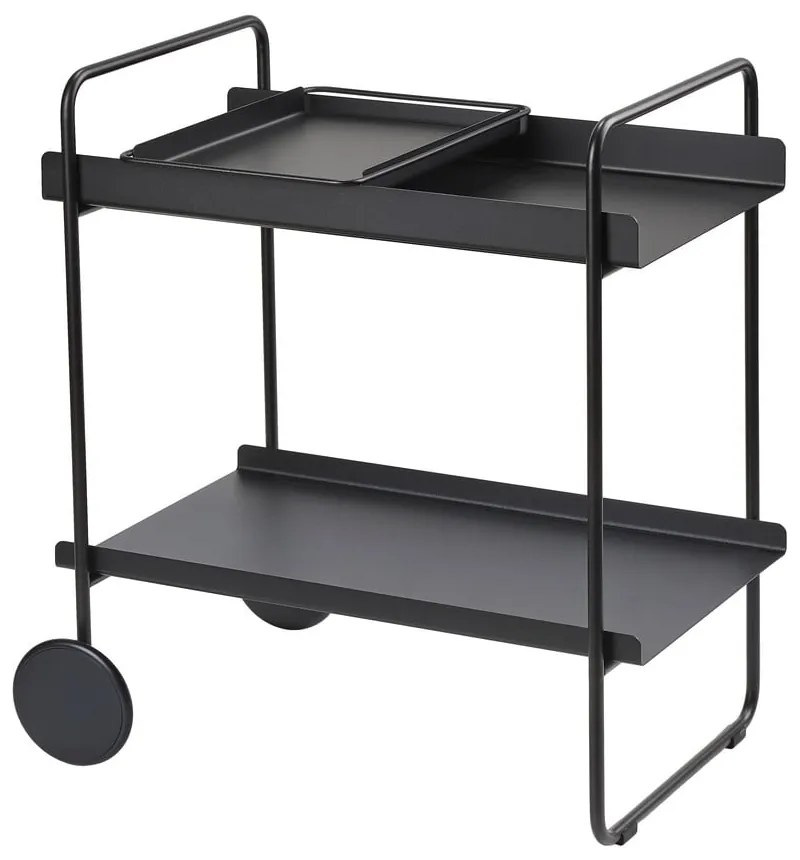 Metalowy barek na kółkach 40.5x61 cm A-Cocktail – Zone