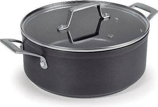 Faitout Anodowany 16cm +CV Lacor - Powłoka Antyadhezyjna QuanTanium - Wszystkie Źródła Ciepła - 1,5L - Gwarancja 2 lata