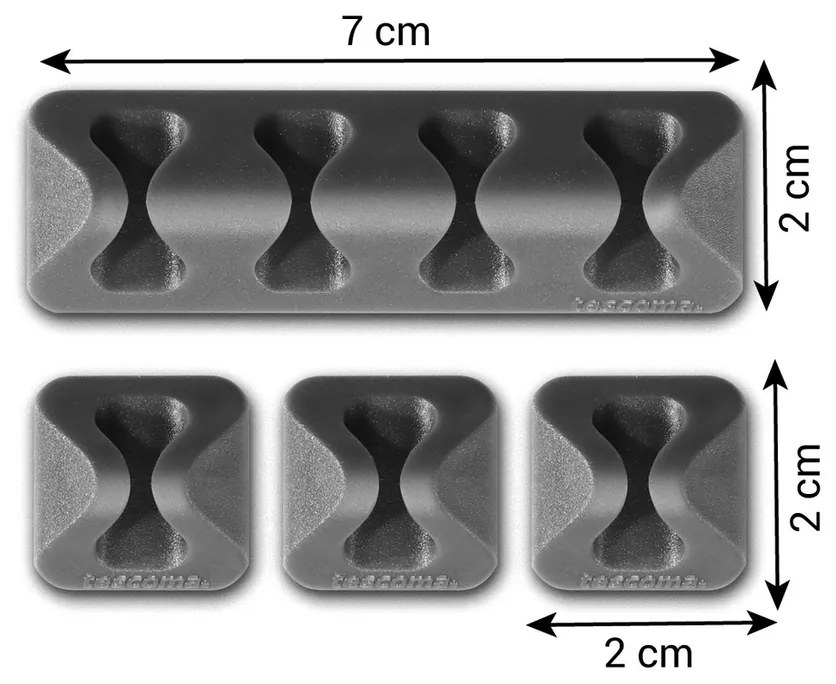 Tescoma Organizator na kable PRESTO, zestaw 4 szt.