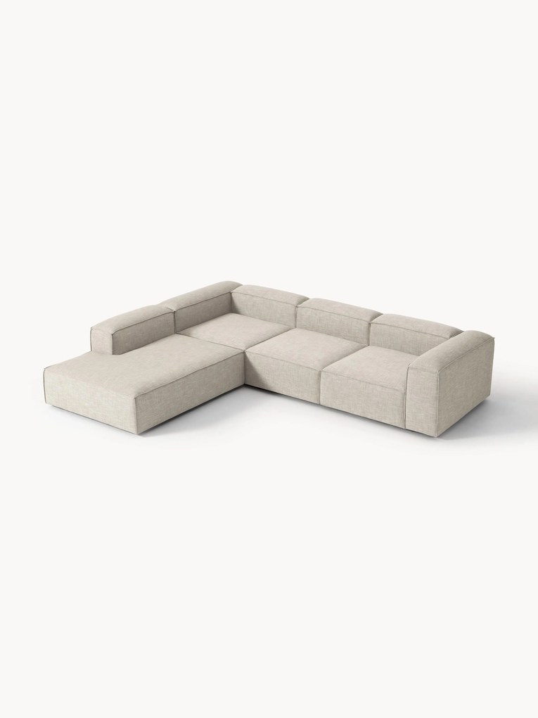 Sofa modułowa XL z mieszanki lnu Lennon