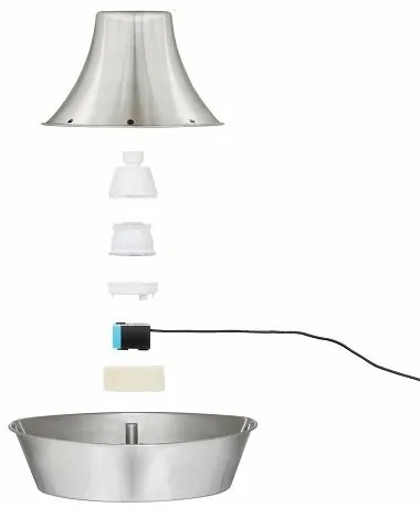 PetSafe® Seaside Fontanna ze stali nierdzewnej 1,8l