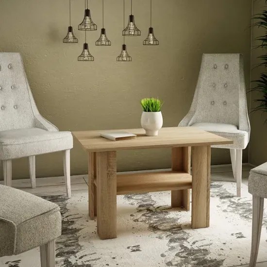 Skandynawska ława dąb sonoma - Jantun