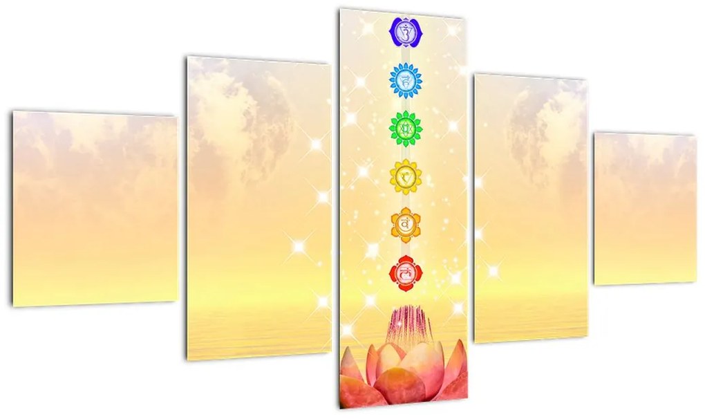 Obraz - Czakry (125x70 cm)