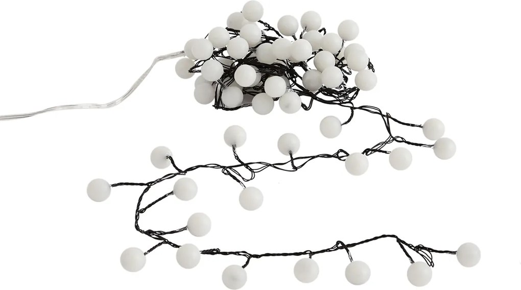 Lampki choinkowe zielone z 70 białymi diodami LED 3,5 m IP20 - Dasher