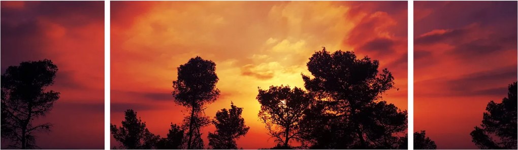 Obraz zachodu słońca (170x50 cm)