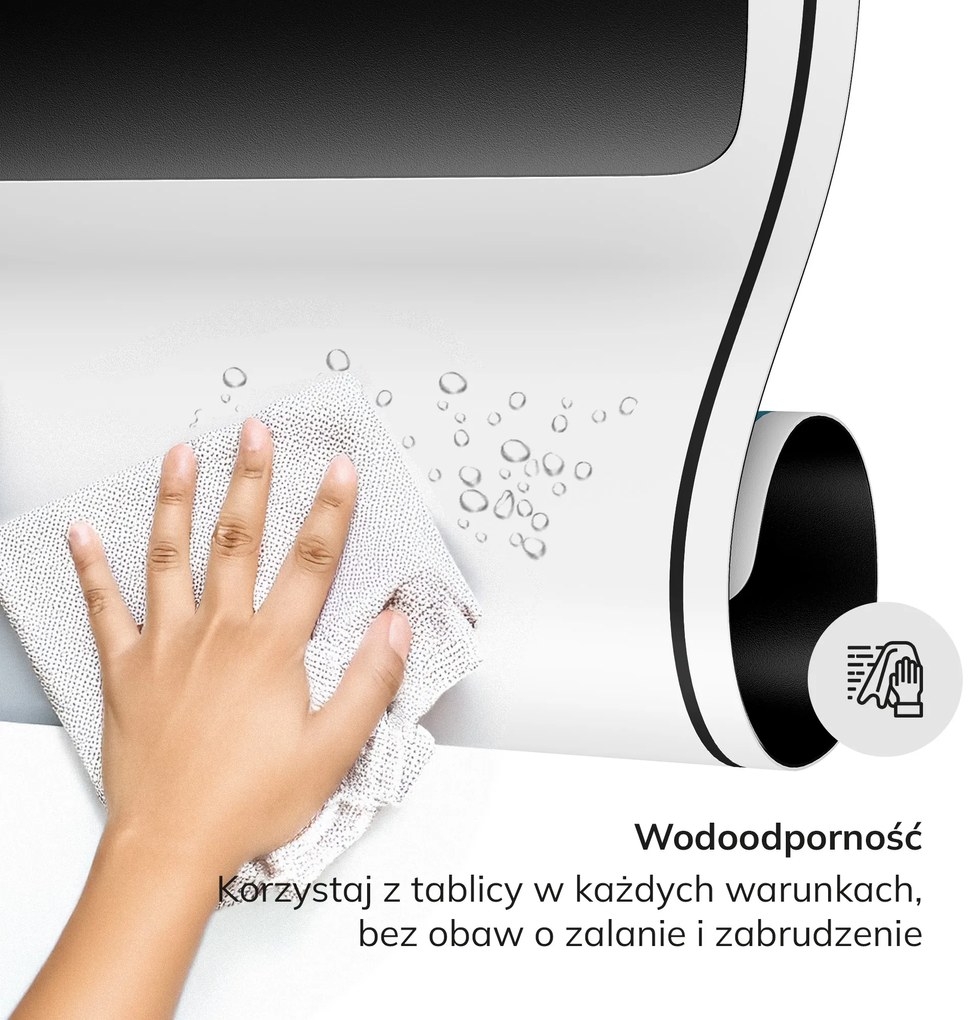 Flipchart magnetyczny duży 400 x 800 mm MAGNETO FLIPCHART, 2 szt