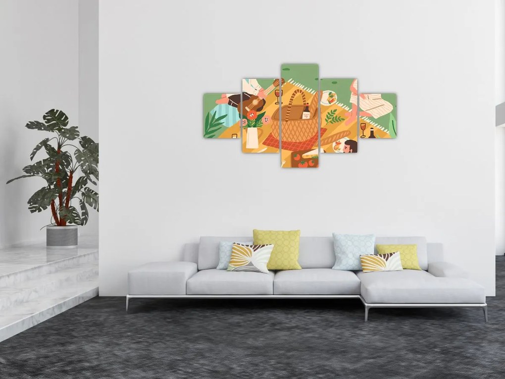 Obraz - Letnia miłość (125x70 cm)