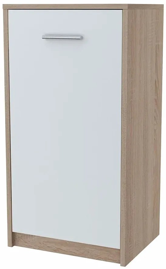 Minimalistyczna komoda biała sonoma R6-E88