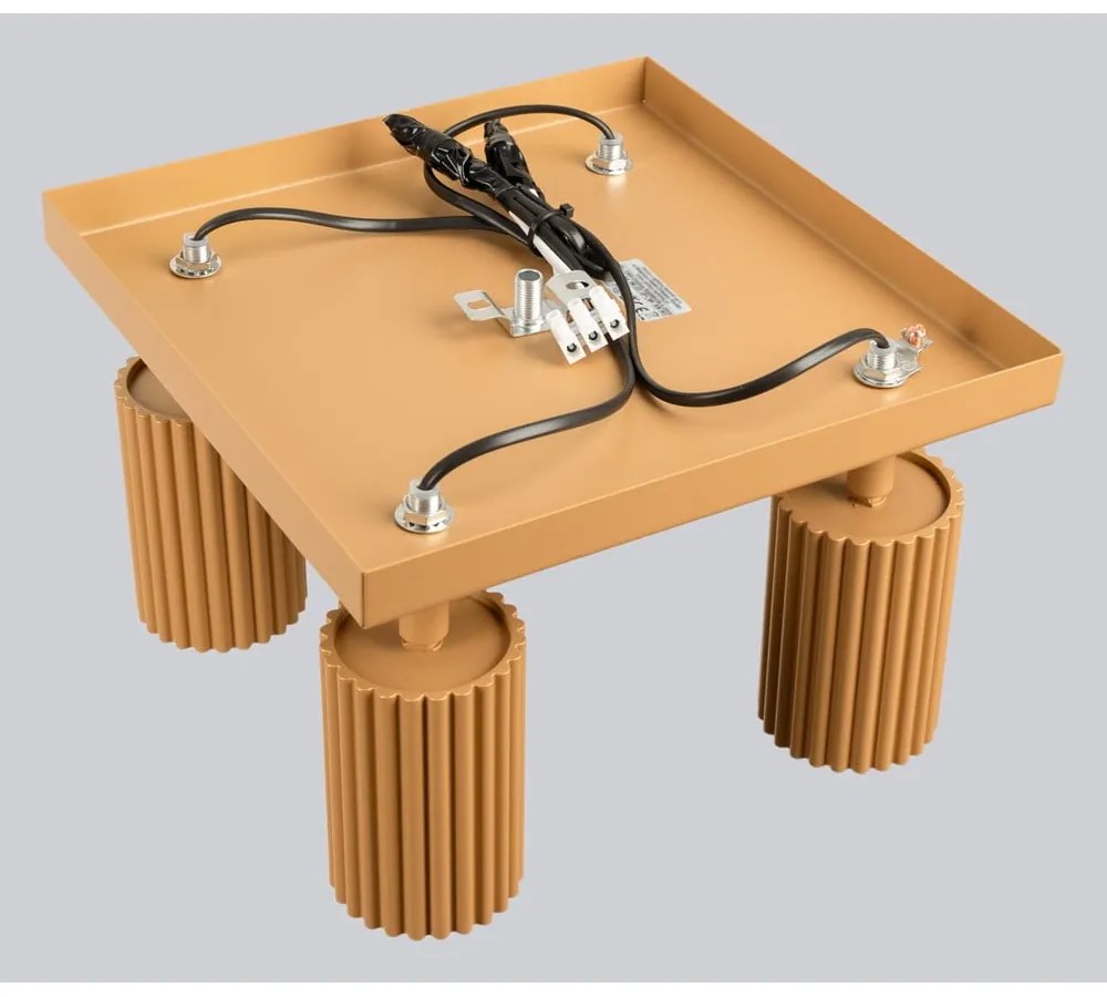 Lampa sufitowa w kolorze złota 25x25 cm Gleam – Nice Lamps