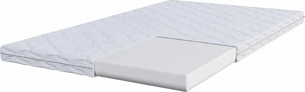 Biały topper na materac 160x200 T3-L77