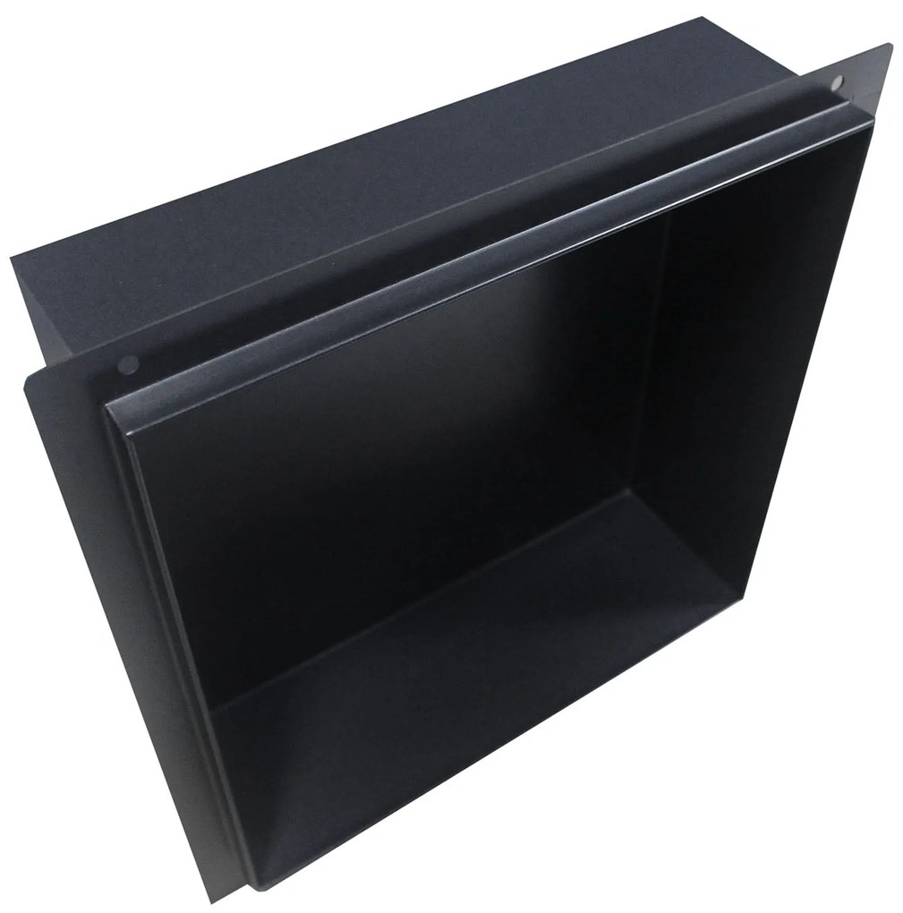 Półka wnękowa ścienna ze stali nierdzewnej BS303010Kolor do wyboru - bez obramowania - 30 x 30 x 10 cm