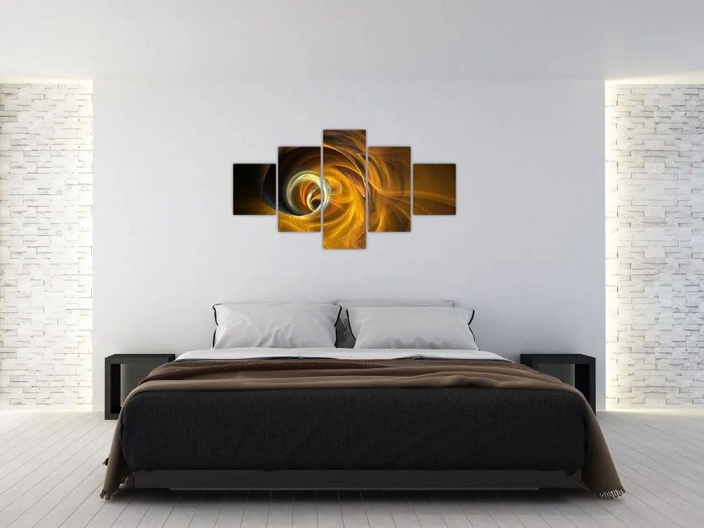 Obraz - Abstrakcja w ruchu (125x70 cm)