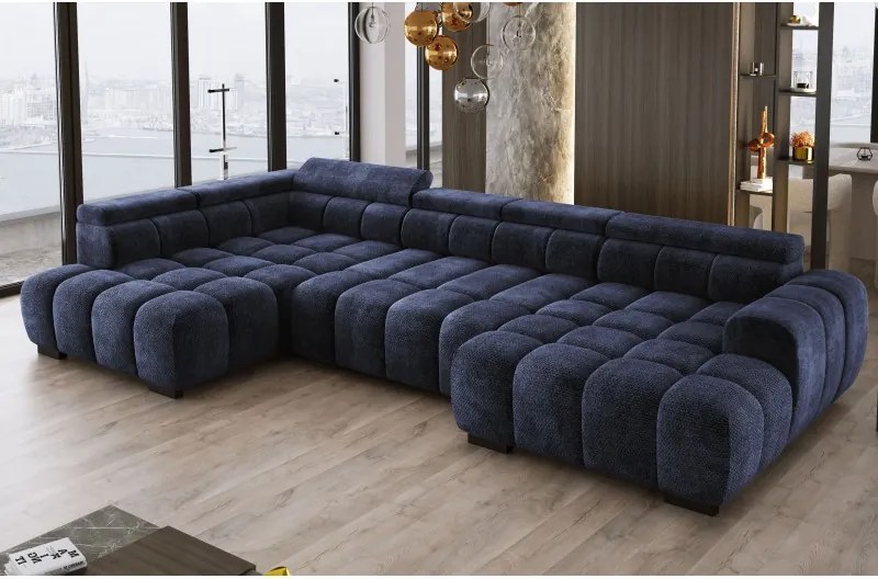 Narożnik BULL XL Lewostronny z elektryczną funkcją regulacji tkanina Eden 17 WERSAL