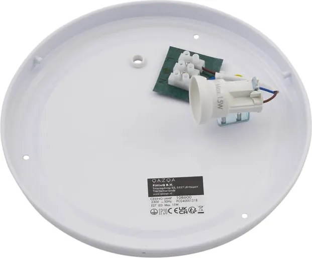 Orientalna bambusowa lampa sufitowa naturalna 30cm - Tremmo