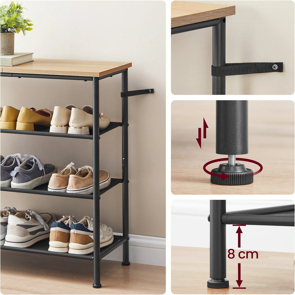 Szafka na Buty Otwarta - sonoma - LBS035B11