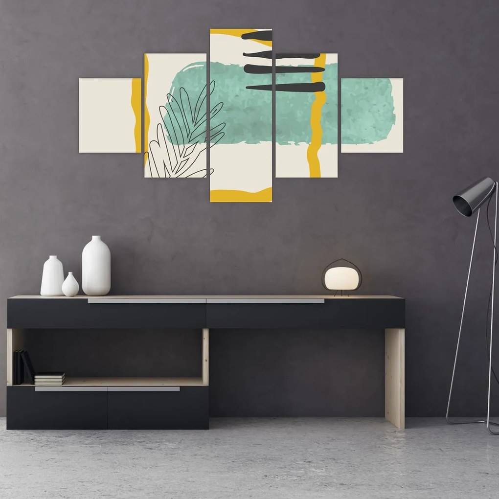 Obraz - Arkusze abstrakcyjne N⁰2 (125x70 cm)