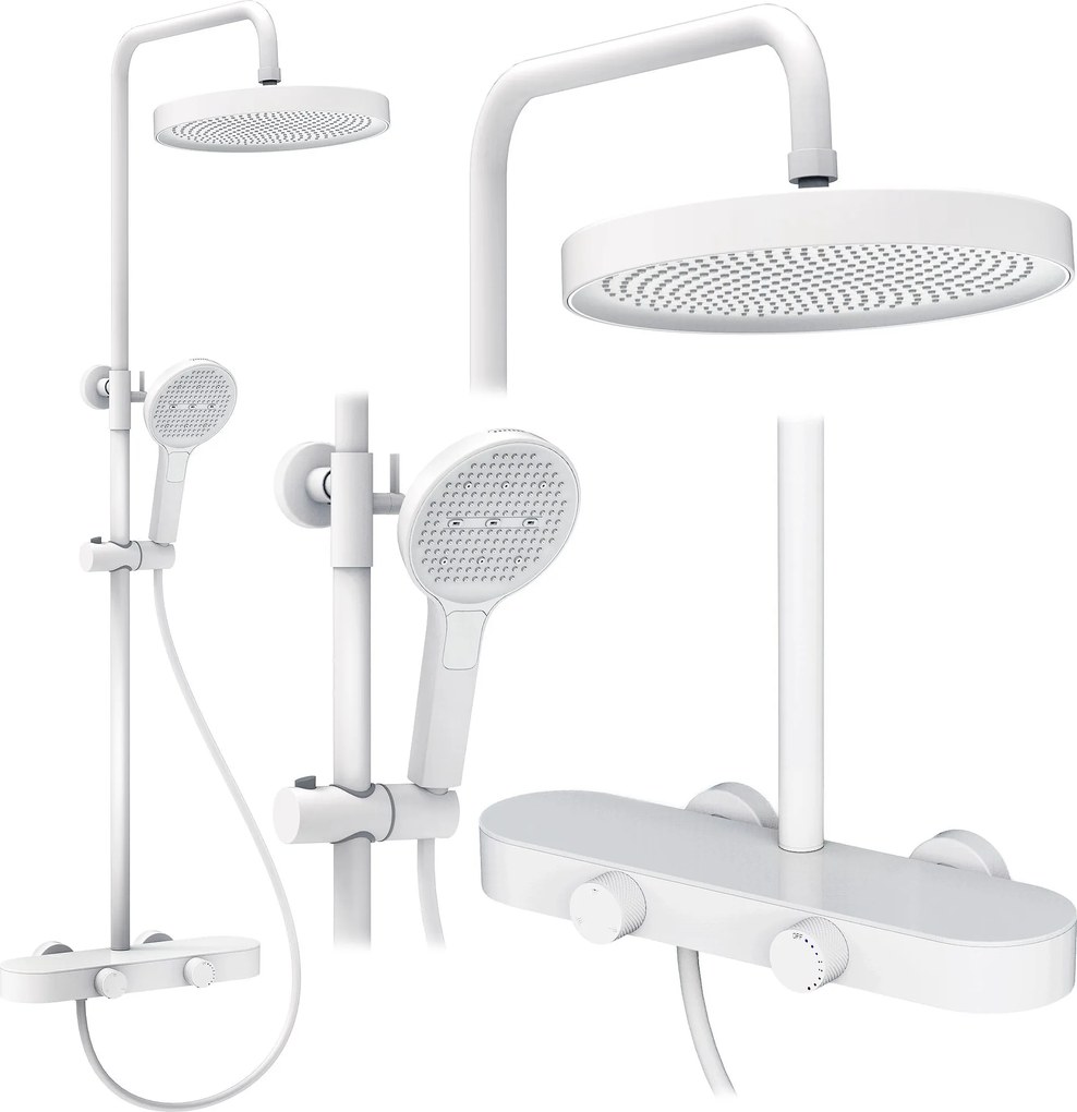 Zestaw Prysznicowy REA Creo Biały