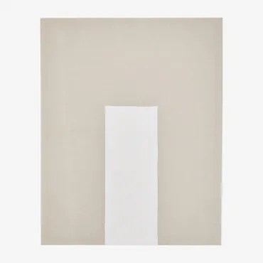 Płótno Dekoracyjne 80x100 Cm Z Lnu O Fakturze Stiuku Antia Kremowa Semoline - Sklum