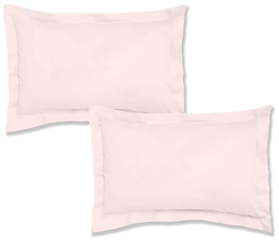 Poszewki na poduszki z perkalu bawełnianego zestaw 2 szt. 50x75 cm Cotton Percale – Bianca