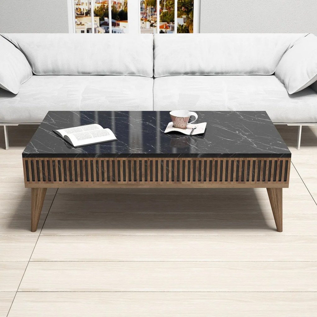Stolik kawowy Milan Walnut Black