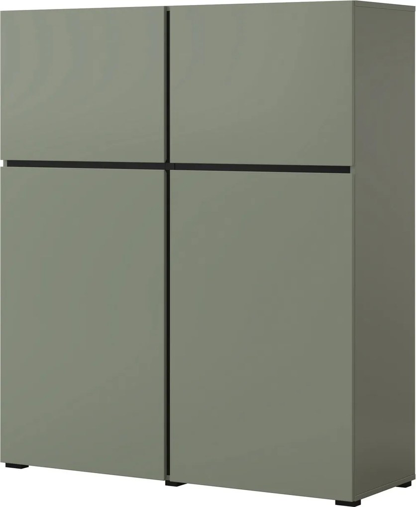 Komoda INCROCIO 119 cm do Salonu Sypialni Zielony