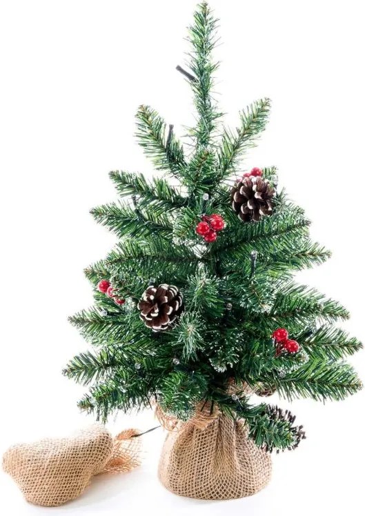 Choinka z oświetleniem - 45 cm, 20 diod LED