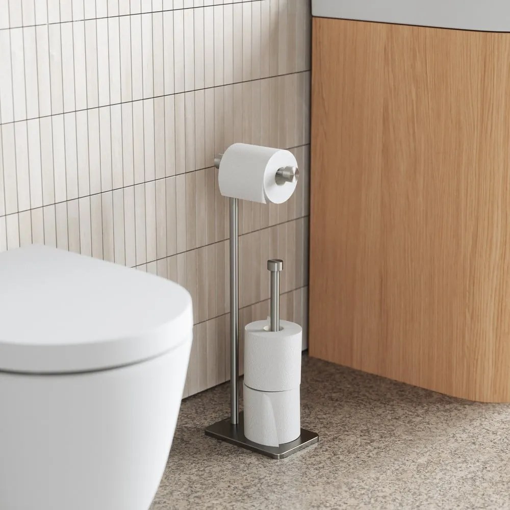 Stalowy stojak na papier toaletowy Cappa – Umbra
