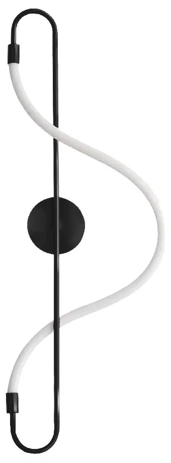 Lampa ścienna kinkiet LED APP857-W Long Czarna