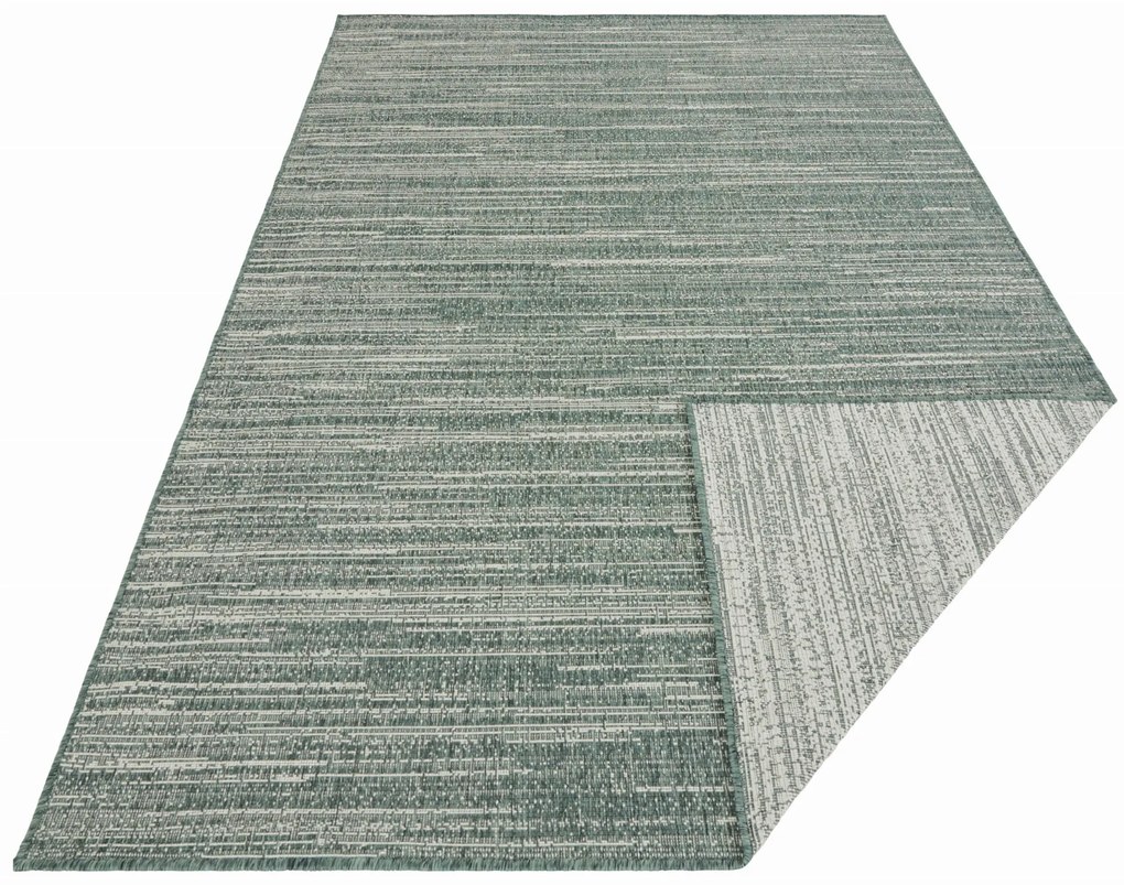 Dywan dwustronny zewnętrzny Gemini zielono-kremowy 80 cm x 150 cm