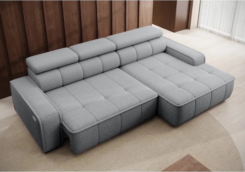 THIAGO S MINI z elektryczną regulacją siedziska Prawostronny w tkaninie SERENO 693 WERSAL