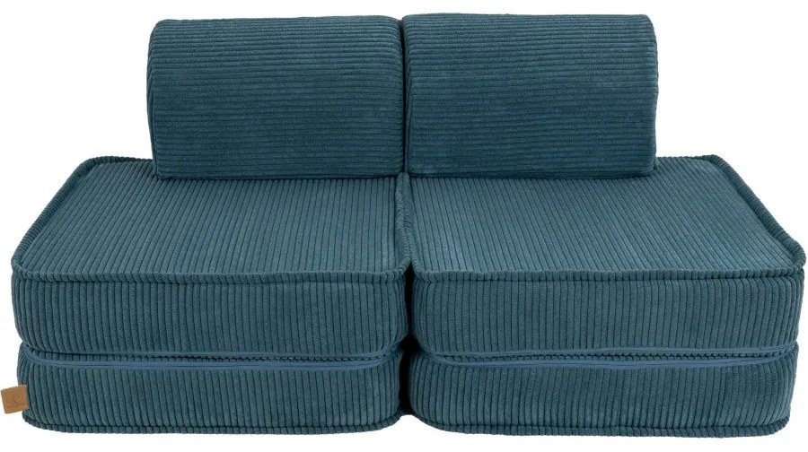 Pocket sofa basic aesthetic turkusowa - meowbaby®