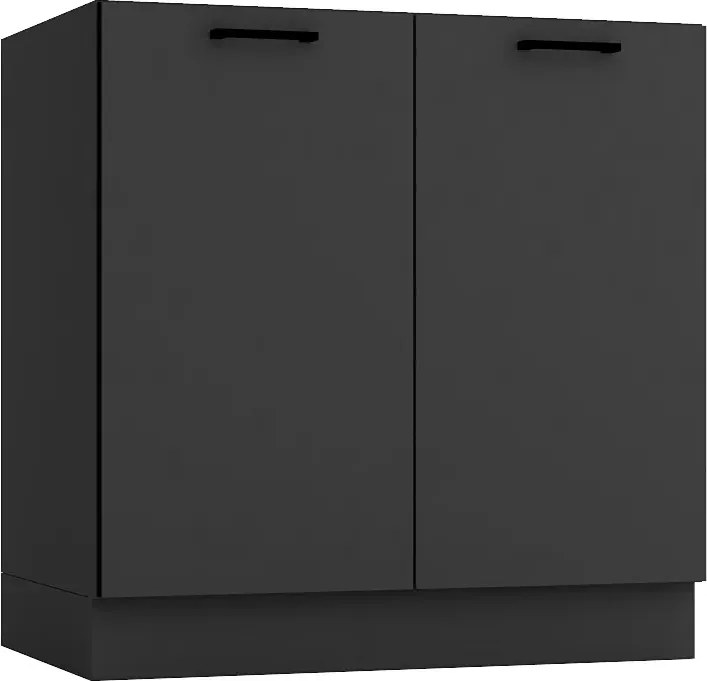 Szafka Pod Zabudowę Zlewu 80 Cm Grafit E4-Z12