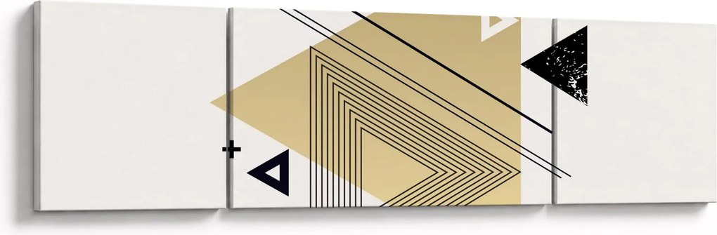 Obraz - Kształty geometryczne N⁰4 (170x50 cm)