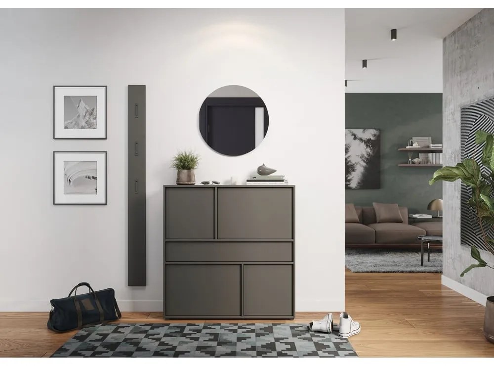 Antracytowa szafka 105x108x25 cm Ameca 2.0 – Germania