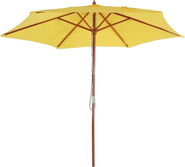 Parasol Lisbon III okrągły,  żółty
