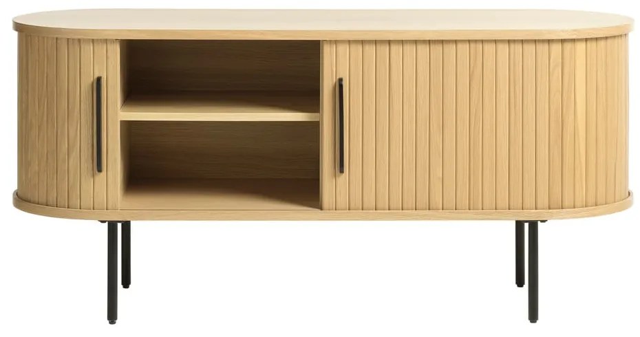 Szafka pod TV w dekorze dębu 120x56 cm Nola – Unique Furniture