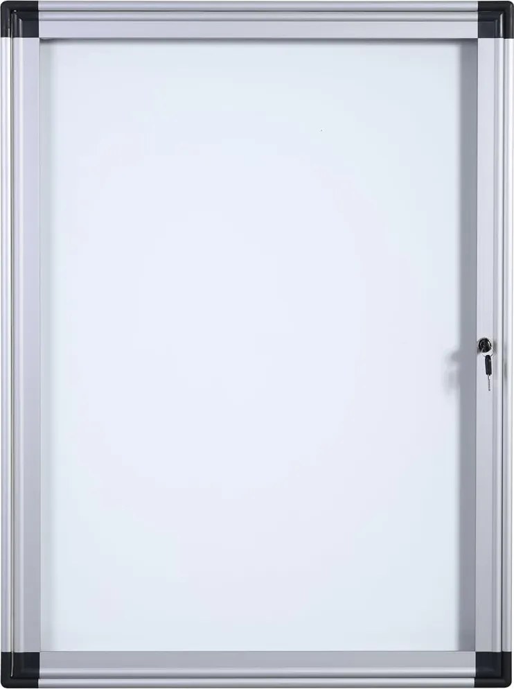 Gablota zewnętrzna z magnetyczną tablicą do pisania, 781 x 735 mm