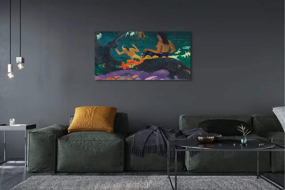 Obraz drukowany na płótnie Fatata te Miti (Nad morzem) - Paul Gauguin