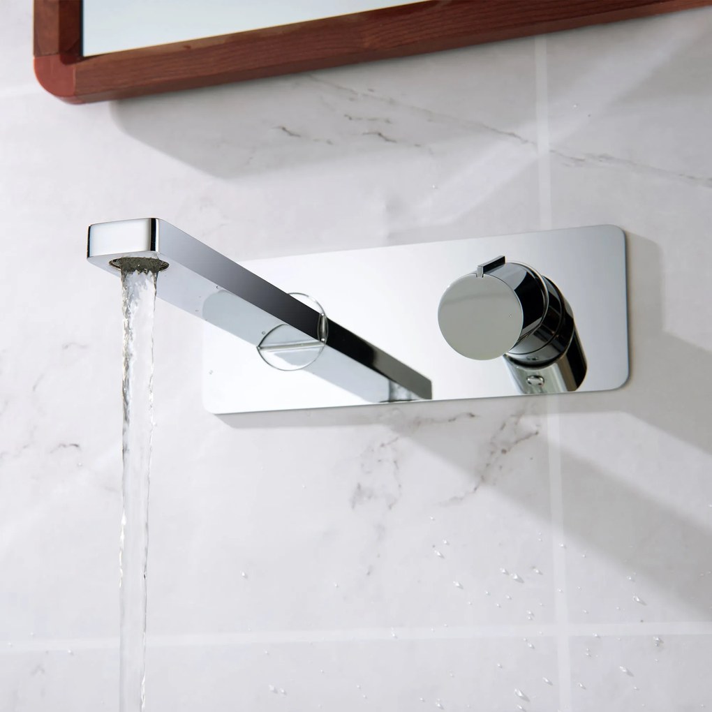 Bateria umywalkowa ścienna z mieszaczem 9908C