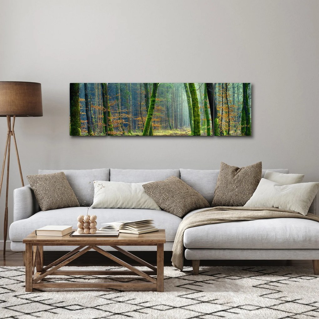 Obraz lasu (170x50 cm)