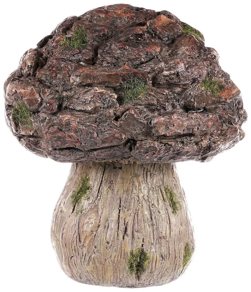 Dekoracja ogrodowa Grzyb, 16 x 17 x 16 cm, polyresin