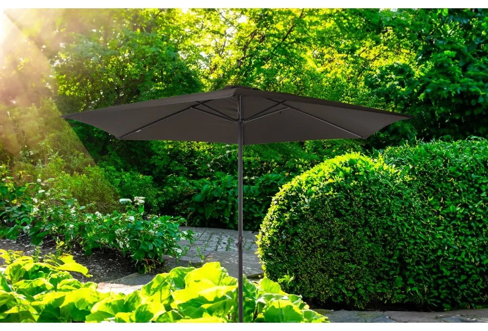 Szary parasol ogrodowy ø 300 cm – Garden Pleasure