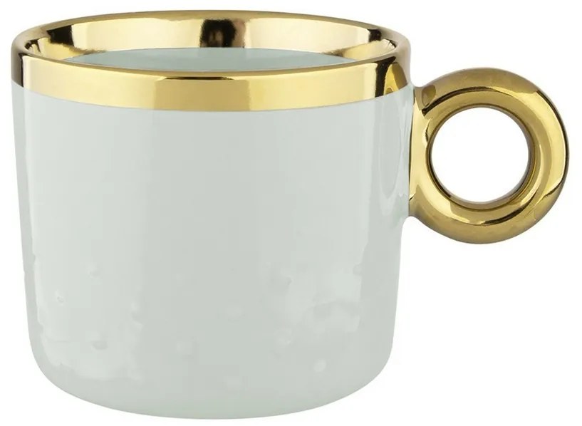 Altom Kubek porcelanowy Palazzo dots 350 ml, szałwiowy