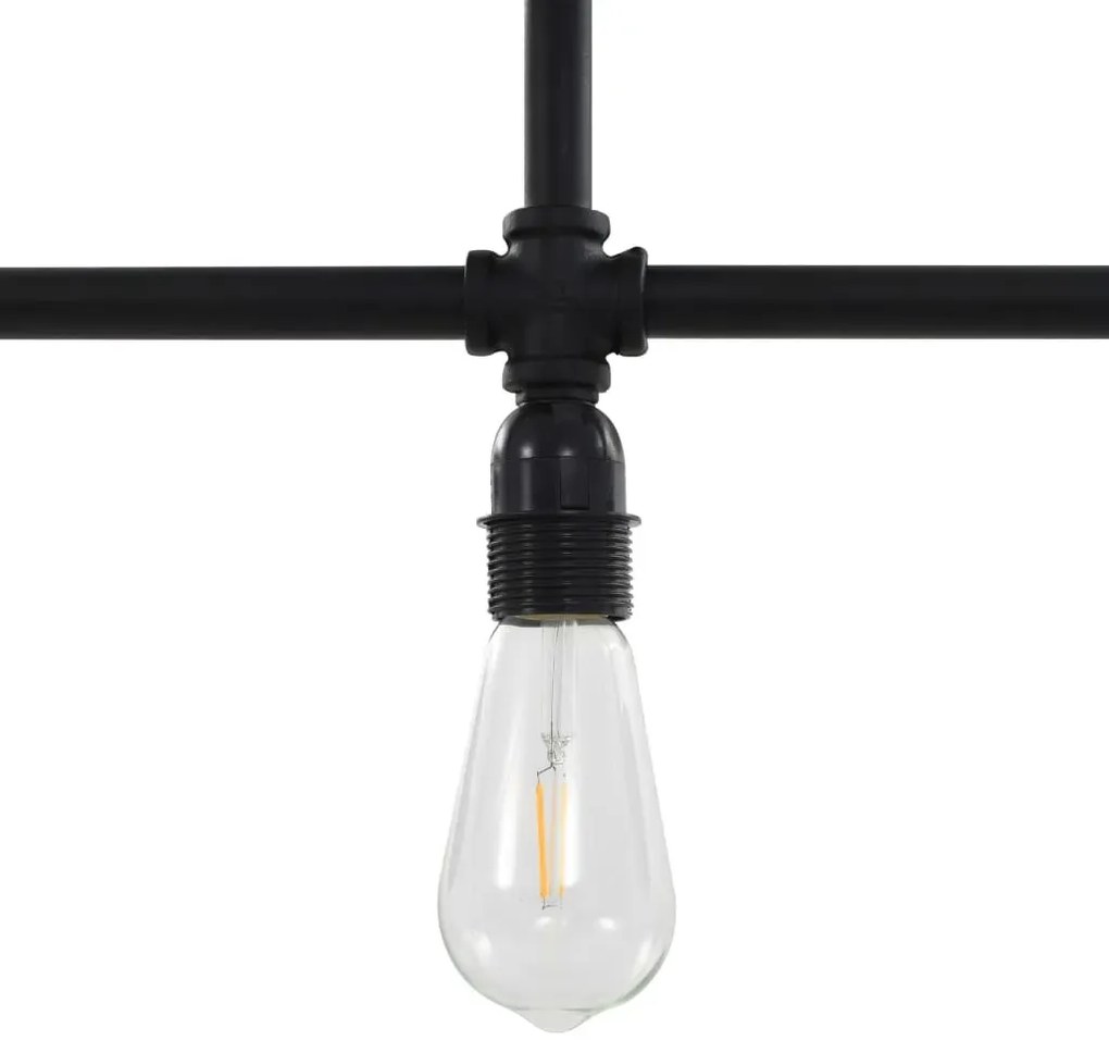 Czarna lampa sufitowa loftowa - EX175-Vicky