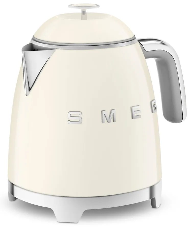 Kremowy czajnik elektryczny ze stali nierdzewnej 800 ml Retro Style – SMEG