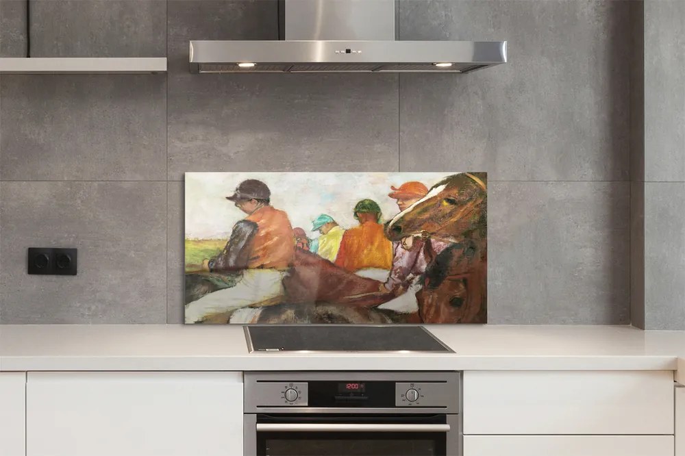 Panel nad Blat Kuchenny Dżokeje - Edgar Degas
