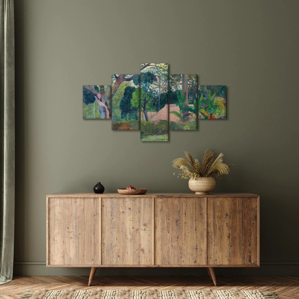 Obraz - Paul Gauguin, Te raau rahi (The Big Tree), reprodukcje (125x70 cm)
