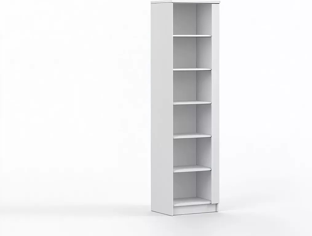 Regał dziecięcy Ratel 50 cm – biały otwarty z półkami, biblioteczka do pokoju dziecięcego