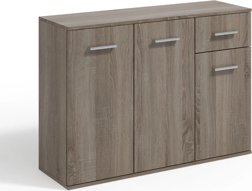 Komoda GIACOMO V 112 cm do Salonu Sypialni z Szufladą Dąb truflowy