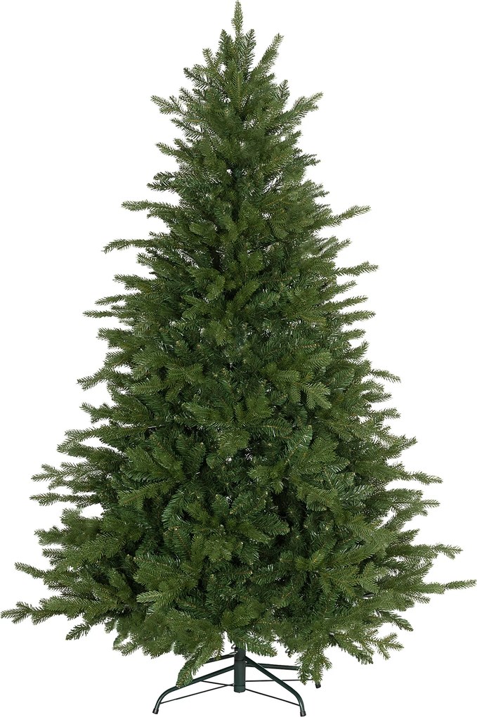 HOMCOM Sztuczna choinka 180 cm z 1821 ognioodpornymi końcówkami, składany metalowy stojak | Aosom PL